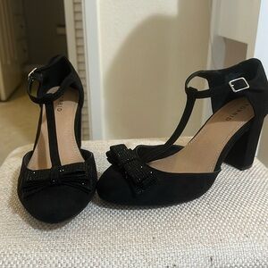 Black Torrid heels; women’s size 7.5WW